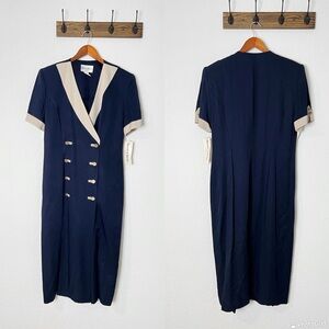 Danny & Nicole Vintage Long Blazer Dress